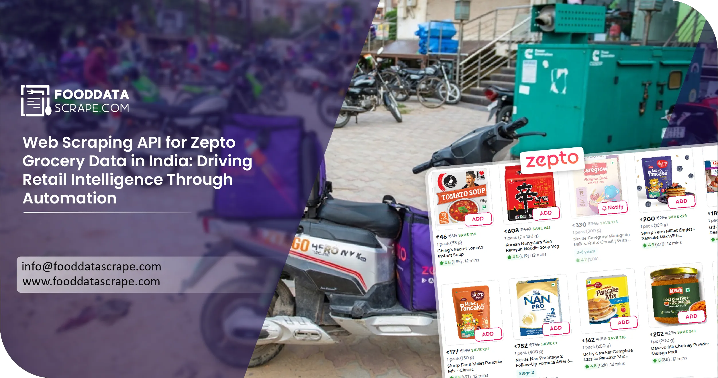 Zepto Grocery India Data Scraping
